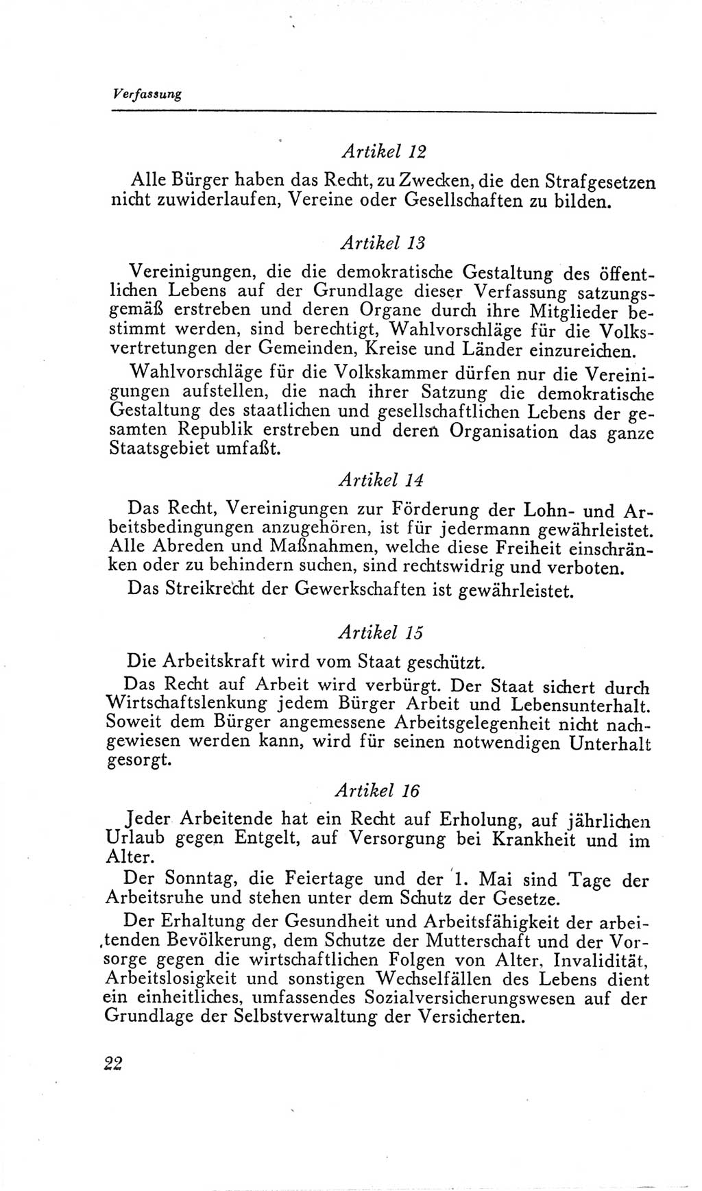 Handbuch der Volkskammer (VK) der Deutschen Demokratischen Republik (DDR), 2. Wahlperiode 1954-1958, Seite 22 (Hdb. VK. DDR, 2. WP. 1954-1958, S. 22)