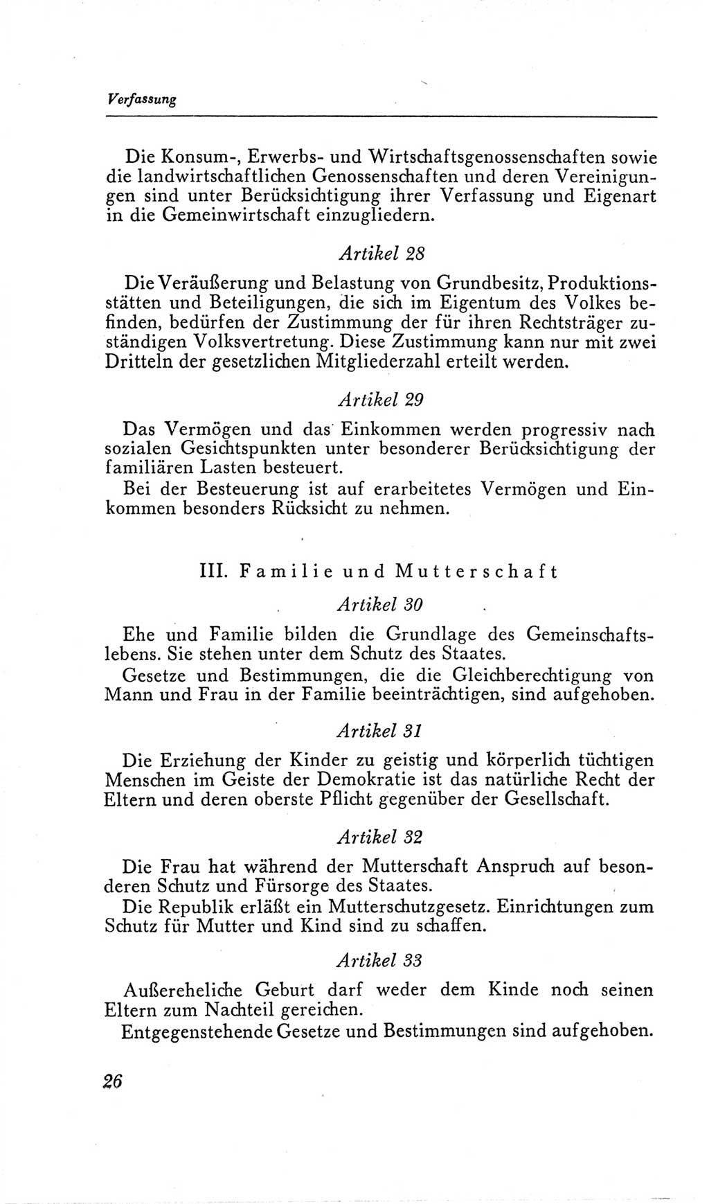 Handbuch der Volkskammer (VK) der Deutschen Demokratischen Republik (DDR), 2. Wahlperiode 1954-1958, Seite 26 (Hdb. VK. DDR, 2. WP. 1954-1958, S. 26)