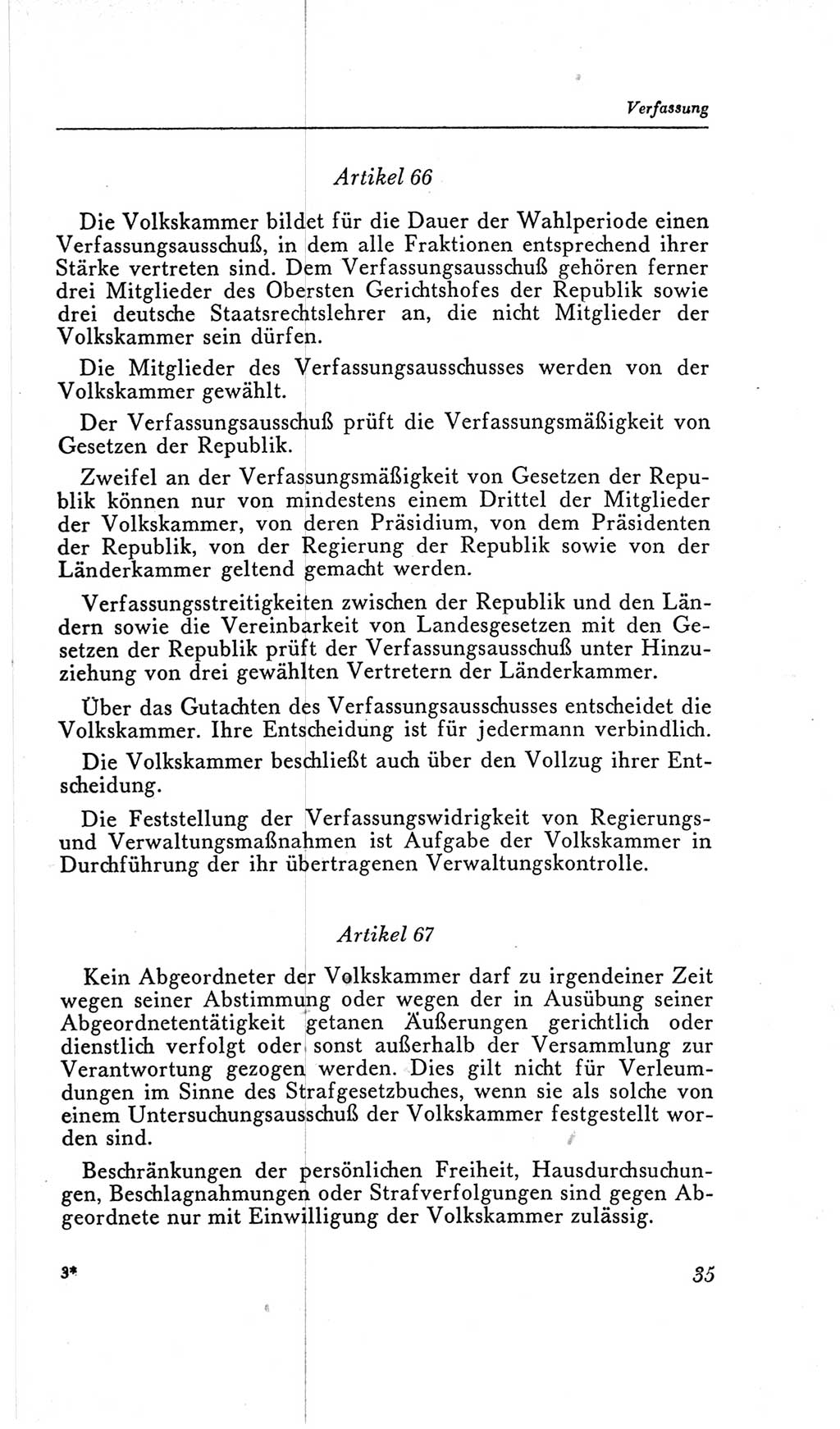 Handbuch der Volkskammer (VK) der Deutschen Demokratischen Republik (DDR), 2. Wahlperiode 1954-1958, Seite 35 (Hdb. VK. DDR, 2. WP. 1954-1958, S. 35)