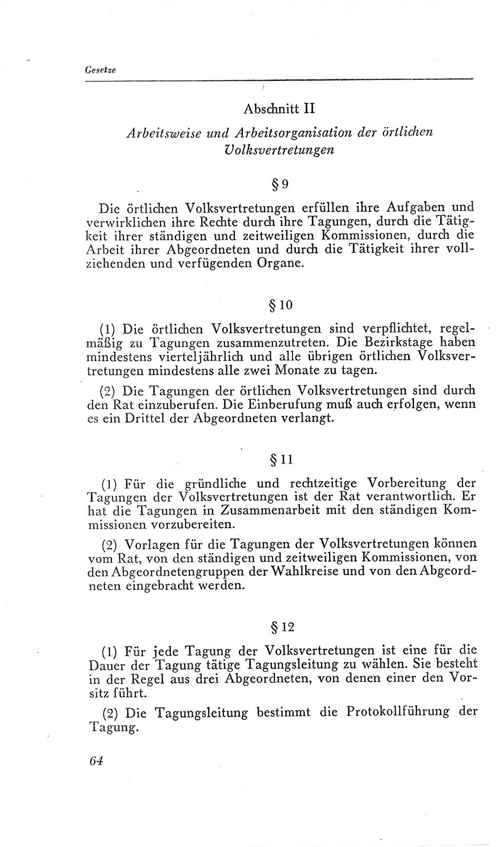 Handbuch der Volkskammer (VK) der Deutschen Demokratischen Republik (DDR), 2. Wahlperiode 1954-1958, Seite 64 (Hdb. VK. DDR, 2. WP. 1954-1958, S. 64)