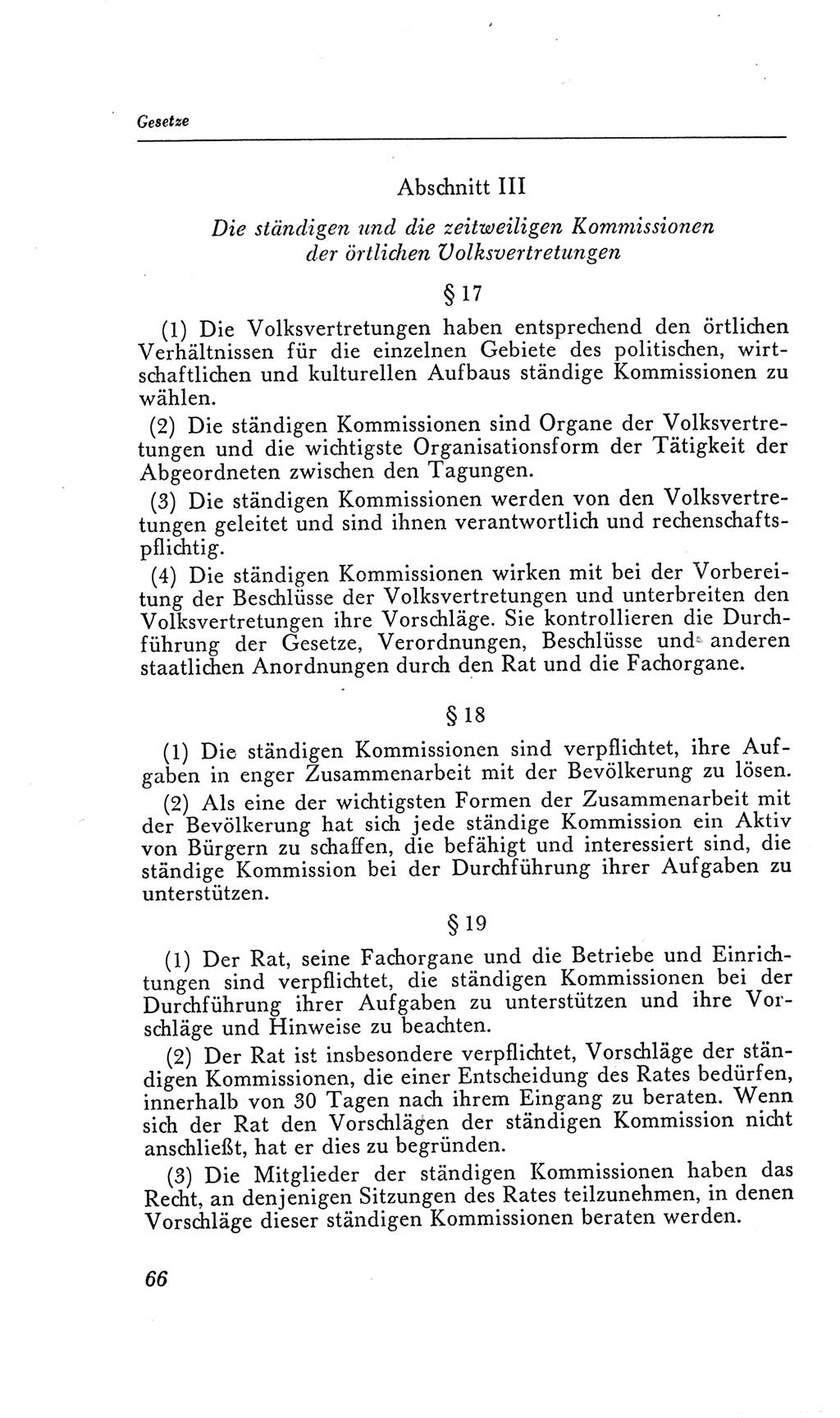 Handbuch der Volkskammer (VK) der Deutschen Demokratischen Republik (DDR), 2. Wahlperiode 1954-1958, Seite 66 (Hdb. VK. DDR, 2. WP. 1954-1958, S. 66)