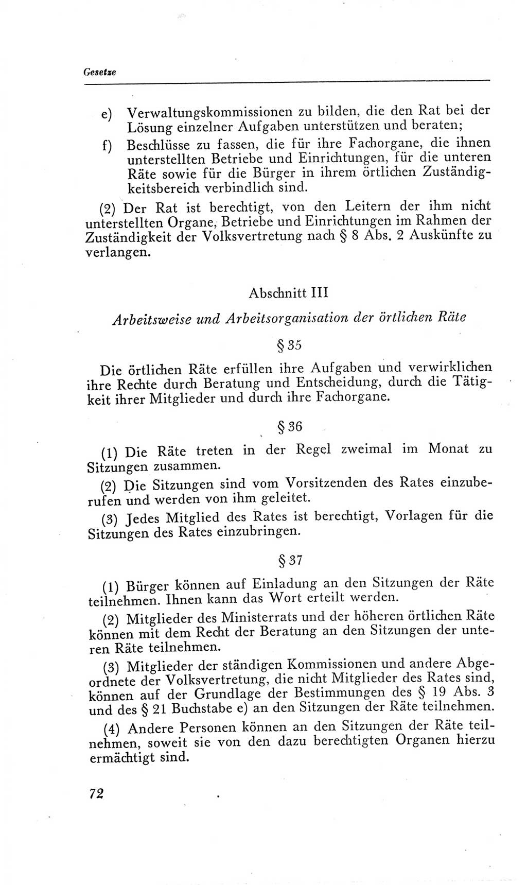 Handbuch der Volkskammer (VK) der Deutschen Demokratischen Republik (DDR), 2. Wahlperiode 1954-1958, Seite 72 (Hdb. VK. DDR, 2. WP. 1954-1958, S. 72)