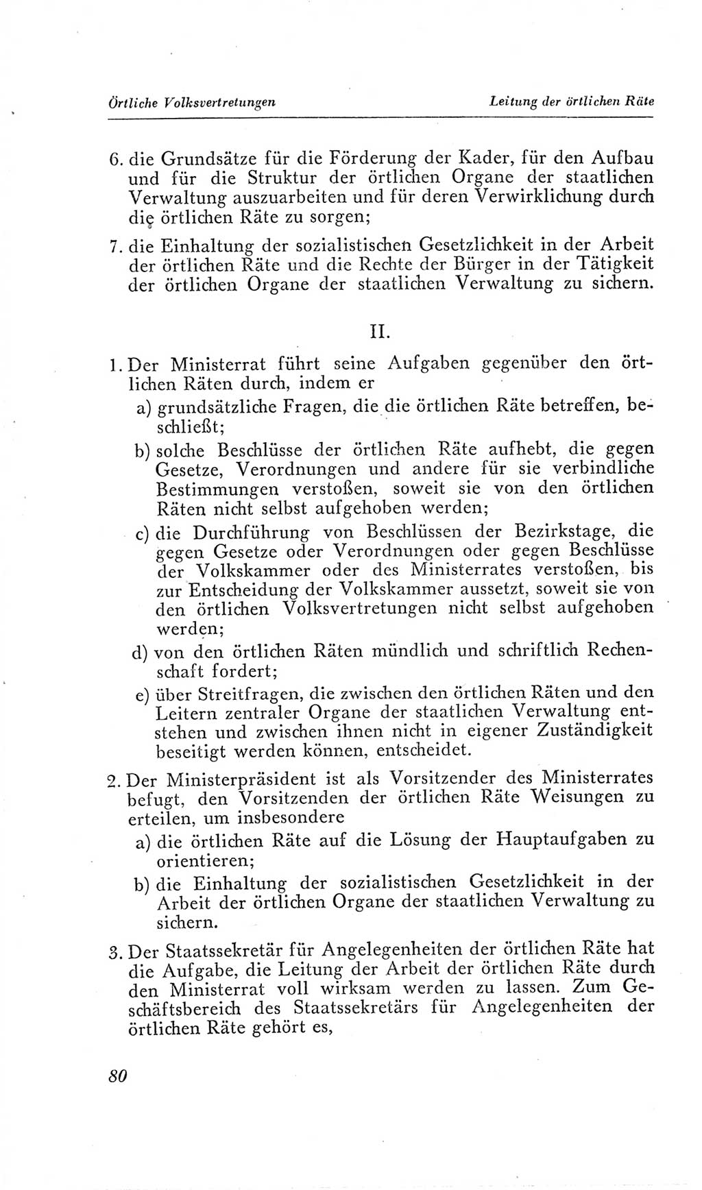 Handbuch der Volkskammer (VK) der Deutschen Demokratischen Republik (DDR), 2. Wahlperiode 1954-1958, Seite 80 (Hdb. VK. DDR, 2. WP. 1954-1958, S. 80)