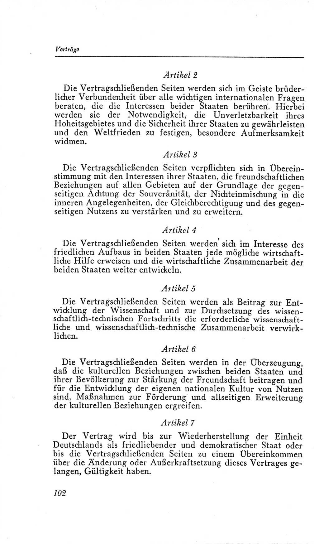 Handbuch der Volkskammer (VK) der Deutschen Demokratischen Republik (DDR), 2. Wahlperiode 1954-1958, Seite 102 (Hdb. VK. DDR, 2. WP. 1954-1958, S. 102)