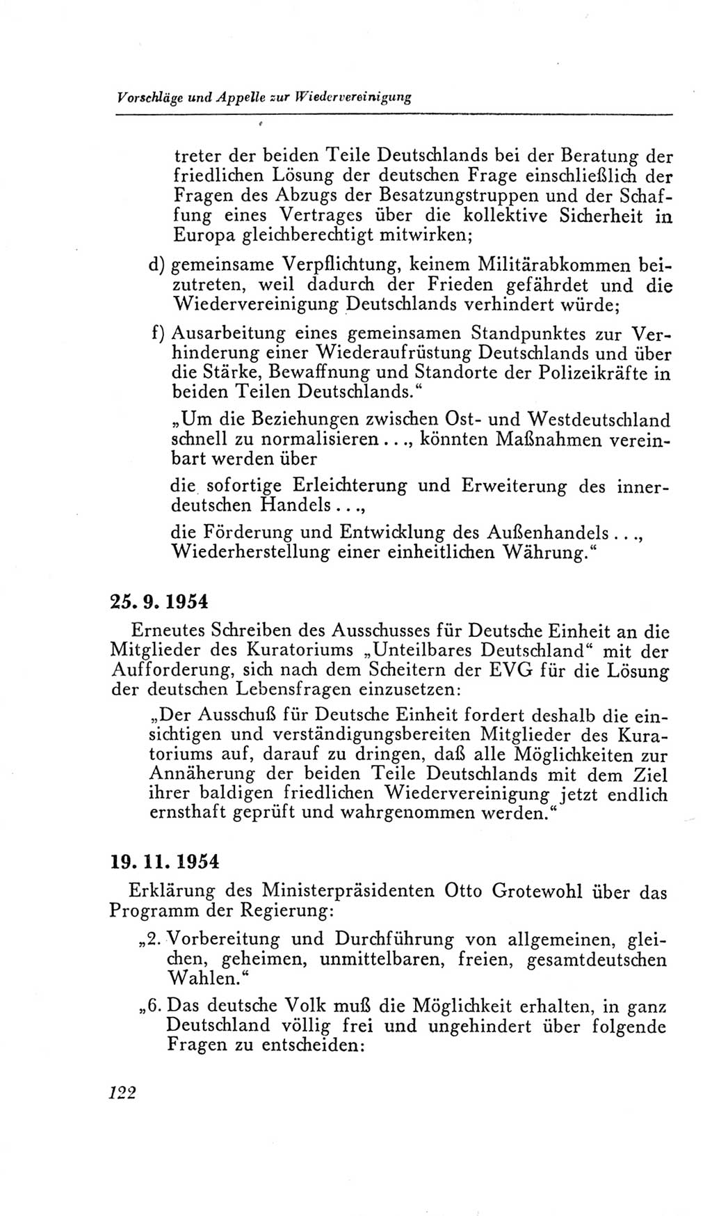 Handbuch der Volkskammer (VK) der Deutschen Demokratischen Republik (DDR), 2. Wahlperiode 1954-1958, Seite 122 (Hdb. VK. DDR, 2. WP. 1954-1958, S. 122)