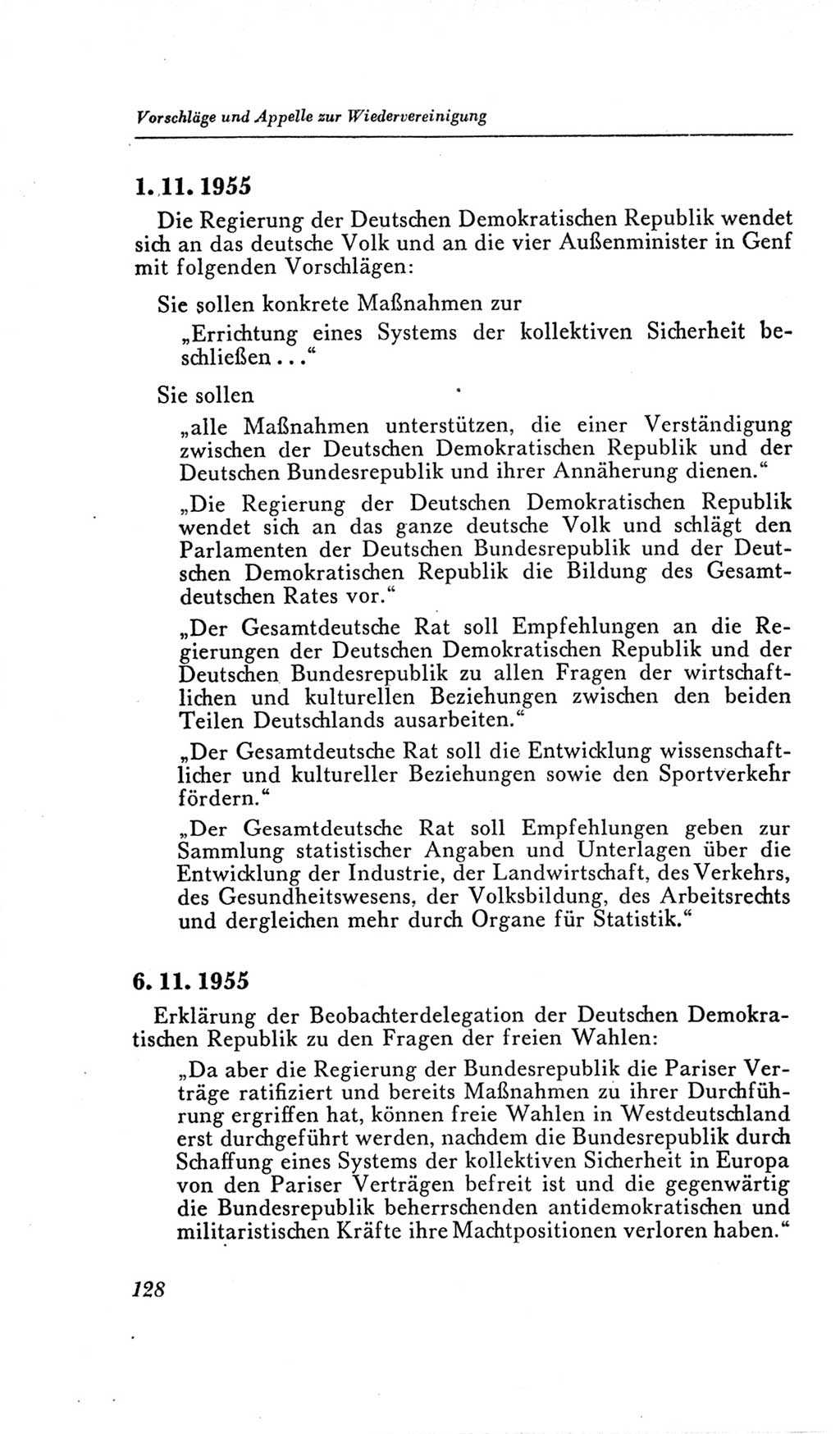 Handbuch der Volkskammer (VK) der Deutschen Demokratischen Republik (DDR), 2. Wahlperiode 1954-1958, Seite 128 (Hdb. VK. DDR, 2. WP. 1954-1958, S. 128)