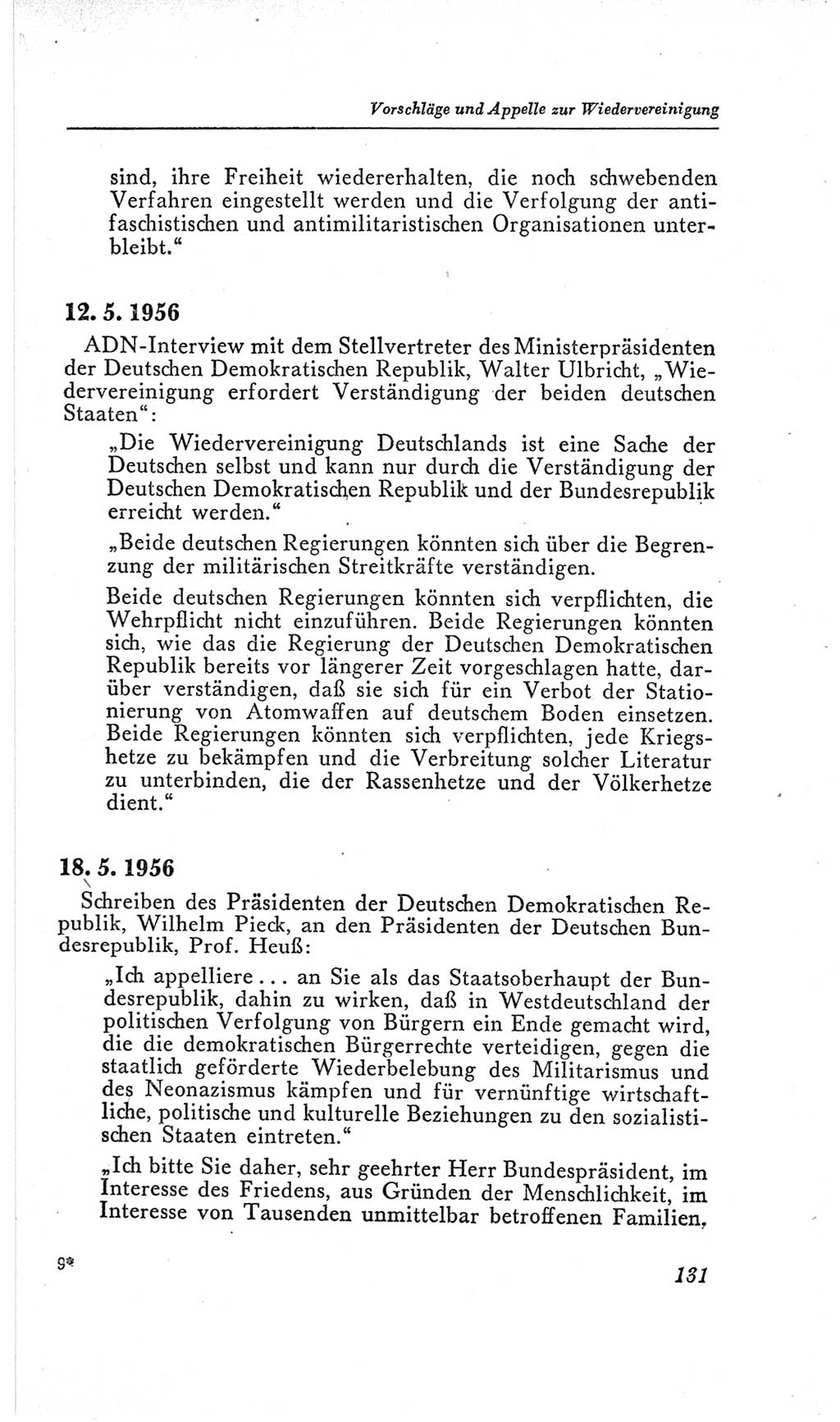 Handbuch der Volkskammer (VK) der Deutschen Demokratischen Republik (DDR), 2. Wahlperiode 1954-1958, Seite 131 (Hdb. VK. DDR, 2. WP. 1954-1958, S. 131)