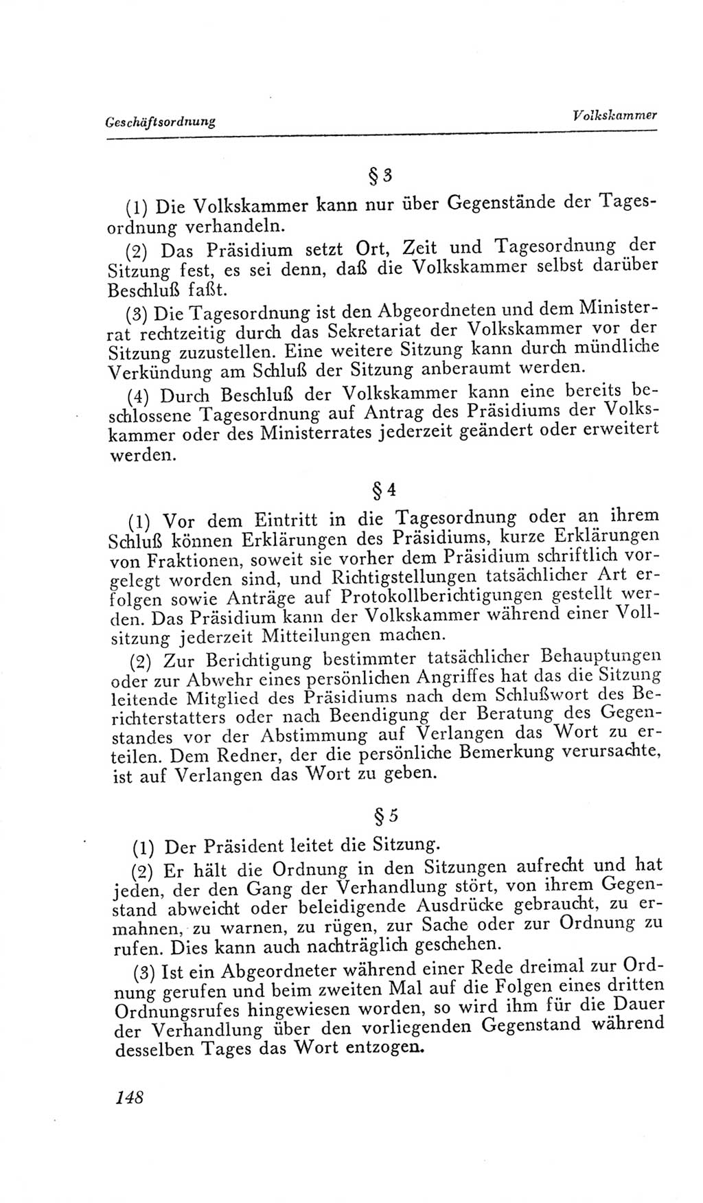 Handbuch der Volkskammer (VK) der Deutschen Demokratischen Republik (DDR), 2. Wahlperiode 1954-1958, Seite 148 (Hdb. VK. DDR, 2. WP. 1954-1958, S. 148)