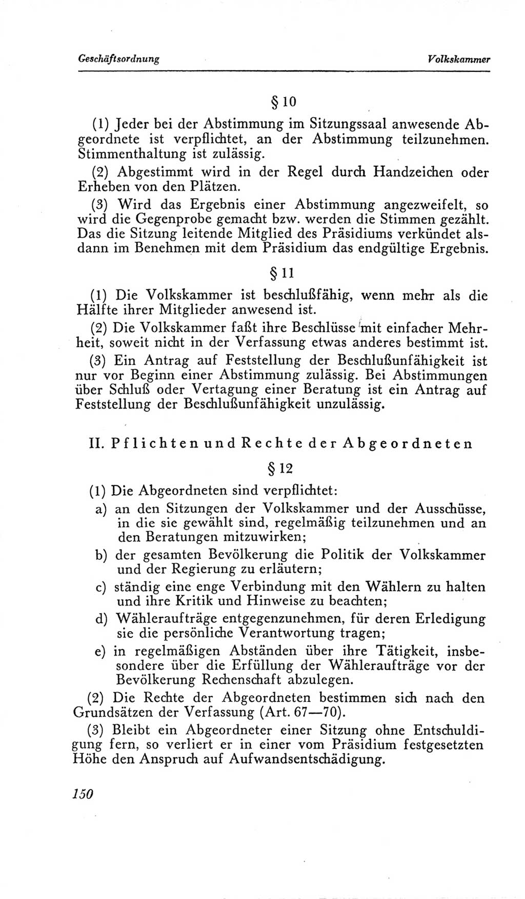 Handbuch der Volkskammer (VK) der Deutschen Demokratischen Republik (DDR), 2. Wahlperiode 1954-1958, Seite 150 (Hdb. VK. DDR, 2. WP. 1954-1958, S. 150)