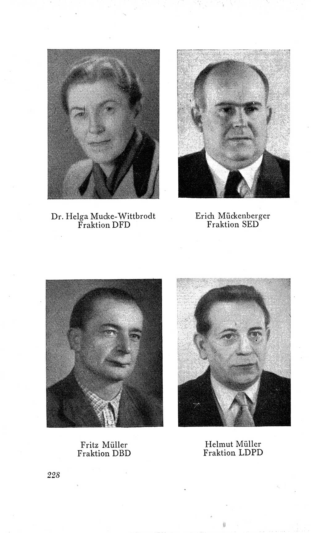 Handbuch der Volkskammer (VK) der Deutschen Demokratischen Republik (DDR), 2. Wahlperiode 1954-1958, Seite 228 (Hdb. VK. DDR, 2. WP. 1954-1958, S. 228)