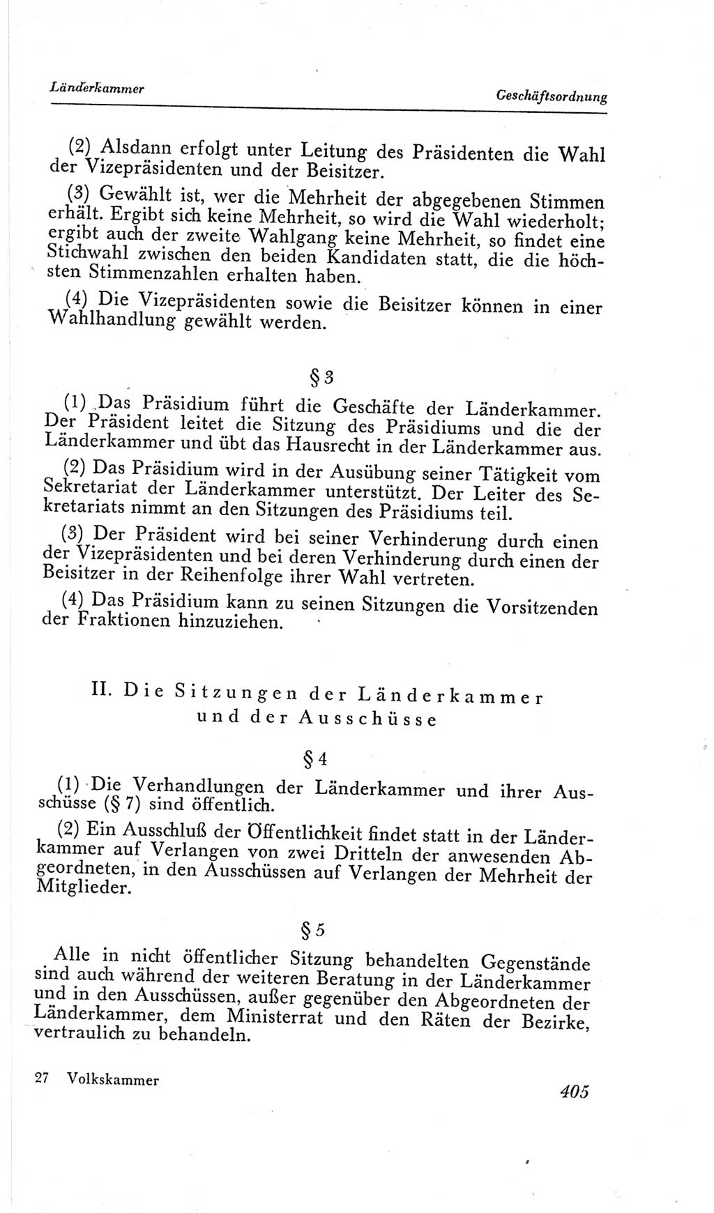 Handbuch der Volkskammer (VK) der Deutschen Demokratischen Republik (DDR), 2. Wahlperiode 1954-1958, Seite 405 (Hdb. VK. DDR, 2. WP. 1954-1958, S. 405)