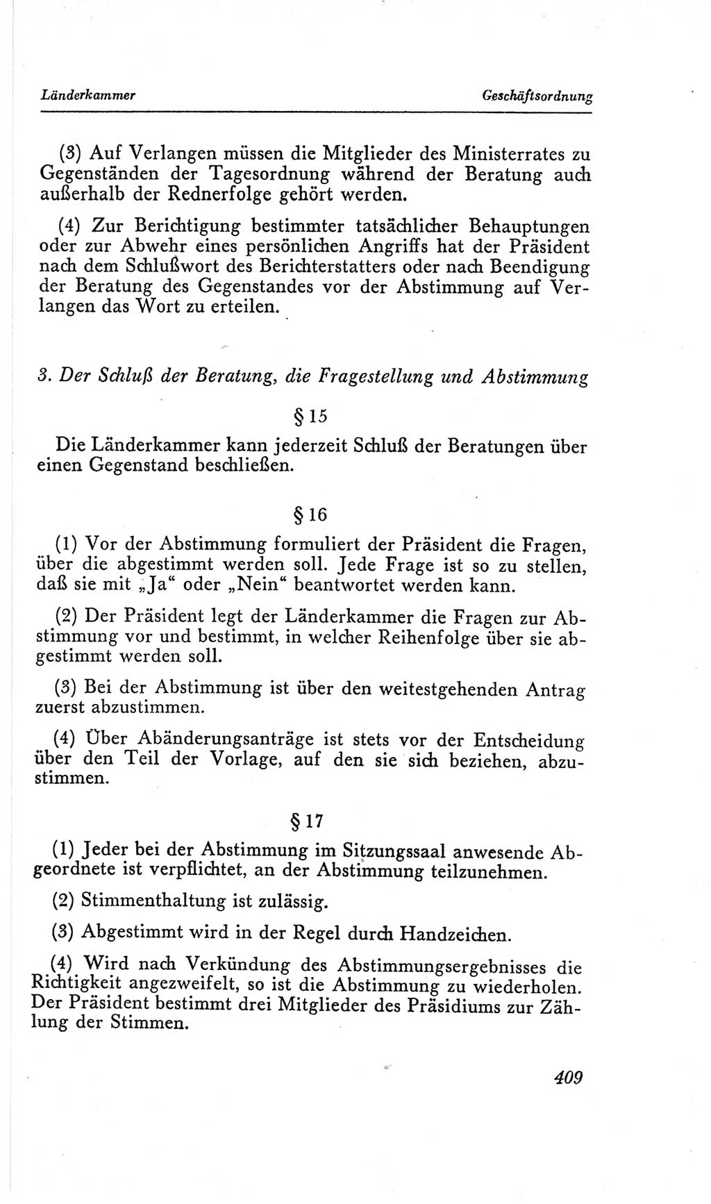 Handbuch der Volkskammer (VK) der Deutschen Demokratischen Republik (DDR), 2. Wahlperiode 1954-1958, Seite 409 (Hdb. VK. DDR, 2. WP. 1954-1958, S. 409)
