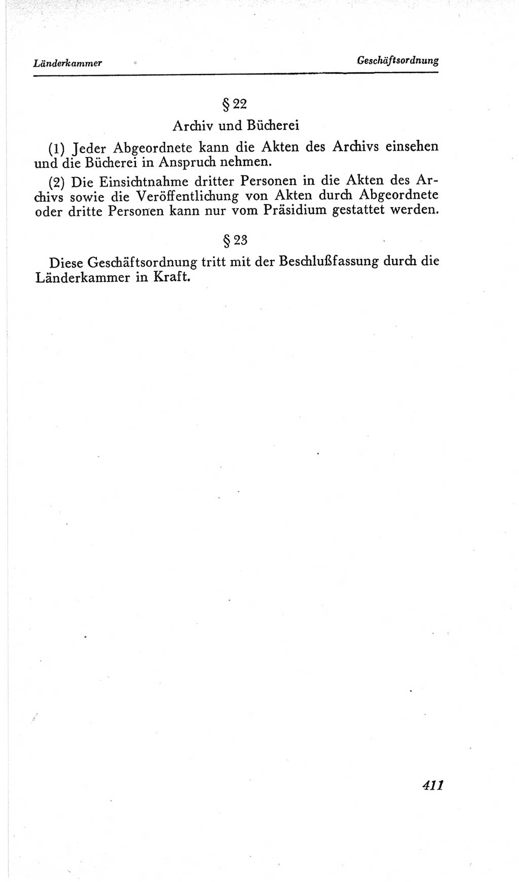 Handbuch der Volkskammer (VK) der Deutschen Demokratischen Republik (DDR), 2. Wahlperiode 1954-1958, Seite 411 (Hdb. VK. DDR, 2. WP. 1954-1958, S. 411)
