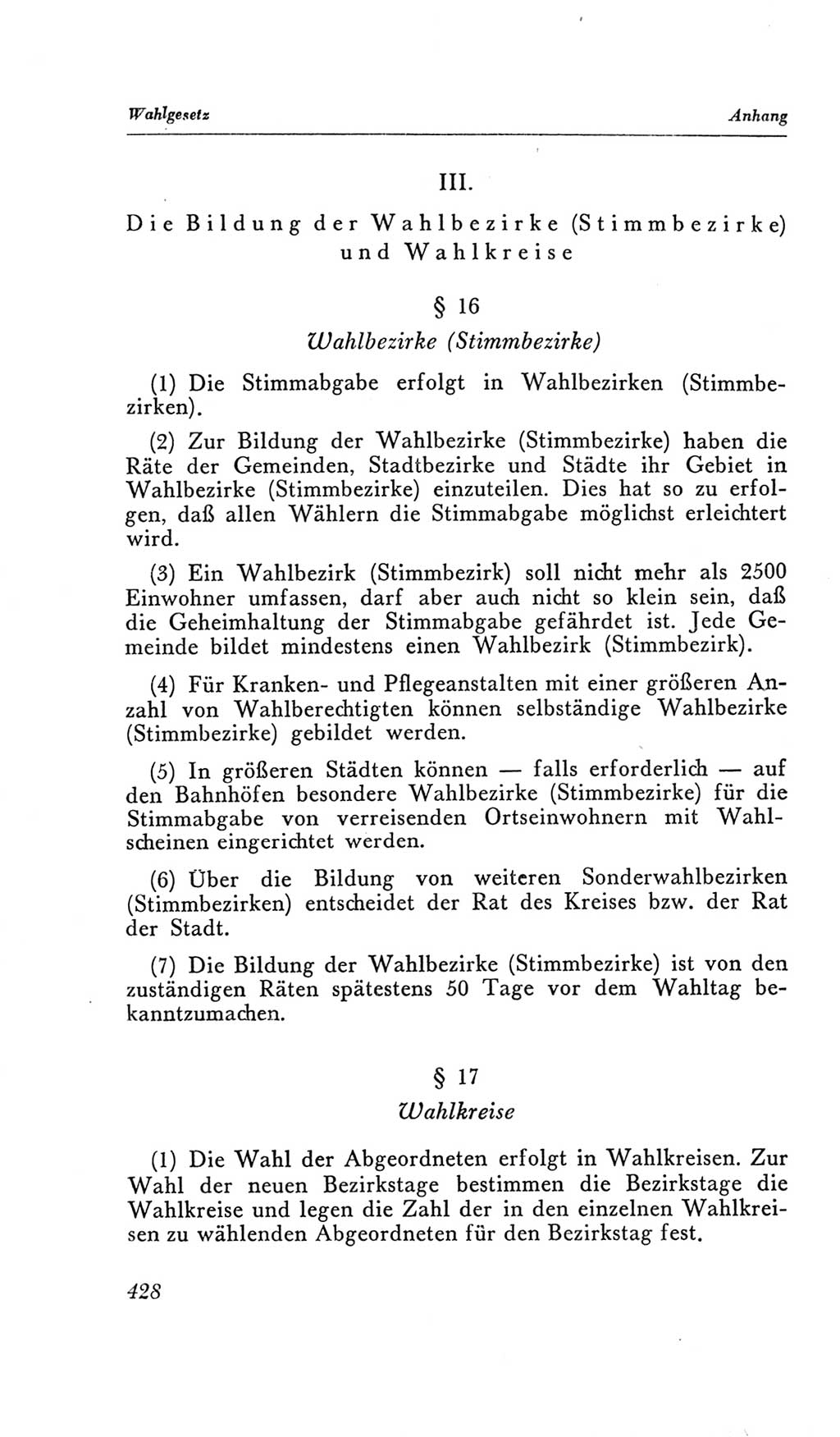 Handbuch der Volkskammer (VK) der Deutschen Demokratischen Republik (DDR), 2. Wahlperiode 1954-1958, Seite 428 (Hdb. VK. DDR, 2. WP. 1954-1958, S. 428)