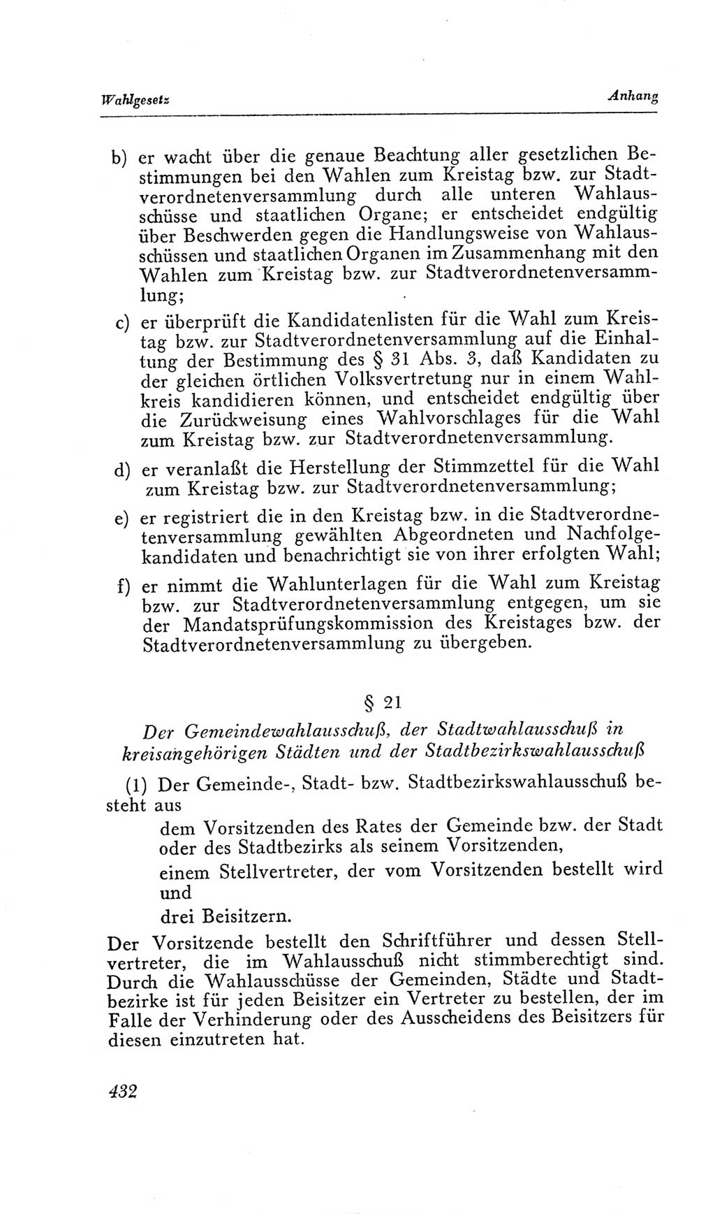 Handbuch der Volkskammer (VK) der Deutschen Demokratischen Republik (DDR), 2. Wahlperiode 1954-1958, Seite 432 (Hdb. VK. DDR, 2. WP. 1954-1958, S. 432)