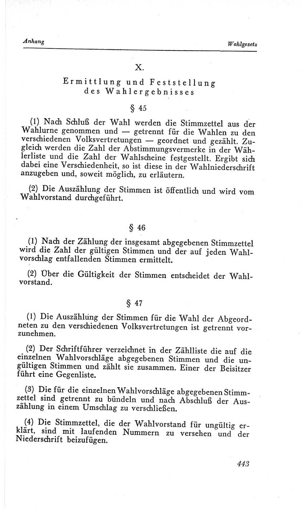 Handbuch der Volkskammer (VK) der Deutschen Demokratischen Republik (DDR), 2. Wahlperiode 1954-1958, Seite 443 (Hdb. VK. DDR, 2. WP. 1954-1958, S. 443)