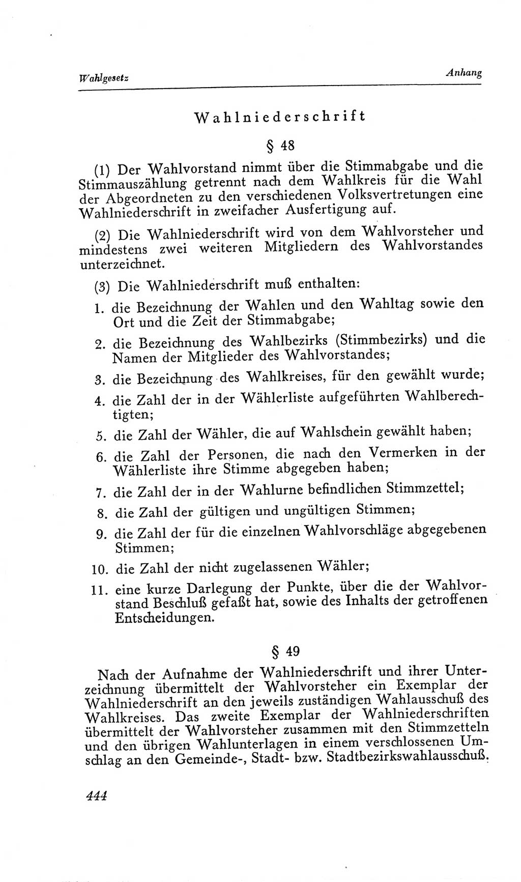 Handbuch der Volkskammer (VK) der Deutschen Demokratischen Republik (DDR), 2. Wahlperiode 1954-1958, Seite 444 (Hdb. VK. DDR, 2. WP. 1954-1958, S. 444)