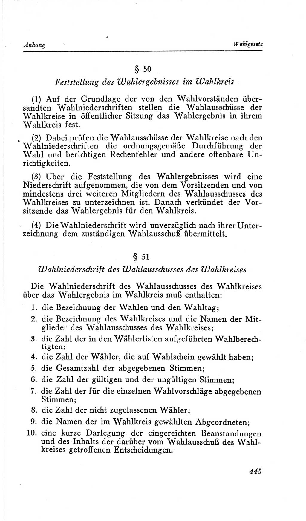 Handbuch der Volkskammer (VK) der Deutschen Demokratischen Republik (DDR), 2. Wahlperiode 1954-1958, Seite 445 (Hdb. VK. DDR, 2. WP. 1954-1958, S. 445)