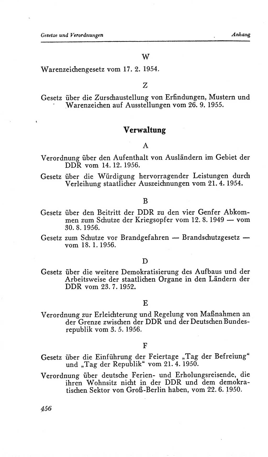 Handbuch der Volkskammer (VK) der Deutschen Demokratischen Republik (DDR), 2. Wahlperiode 1954-1958, Seite 456 (Hdb. VK. DDR, 2. WP. 1954-1958, S. 456)