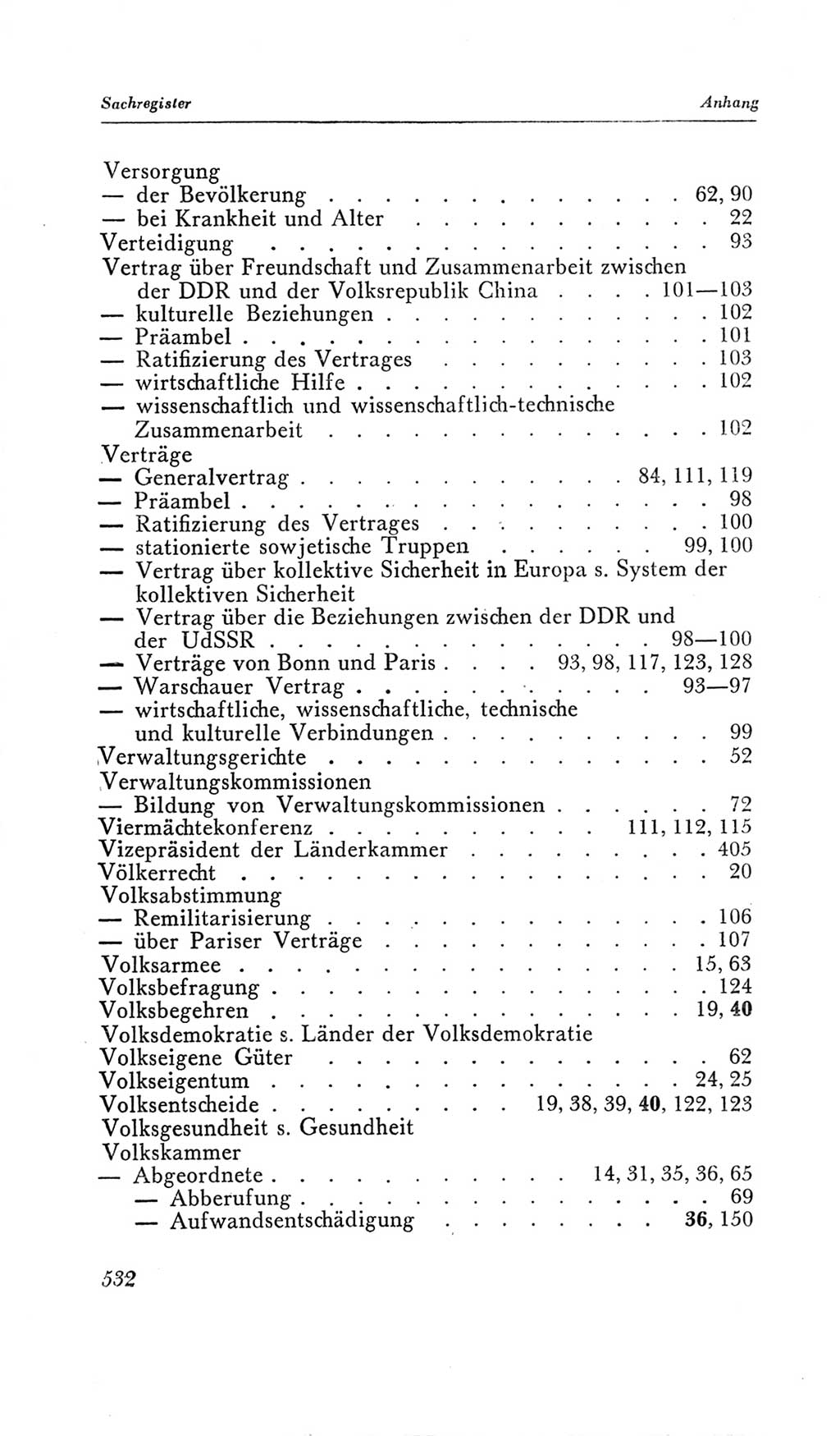 Handbuch der Volkskammer (VK) der Deutschen Demokratischen Republik (DDR), 2. Wahlperiode 1954-1958, Seite 532 (Hdb. VK. DDR, 2. WP. 1954-1958, S. 532)