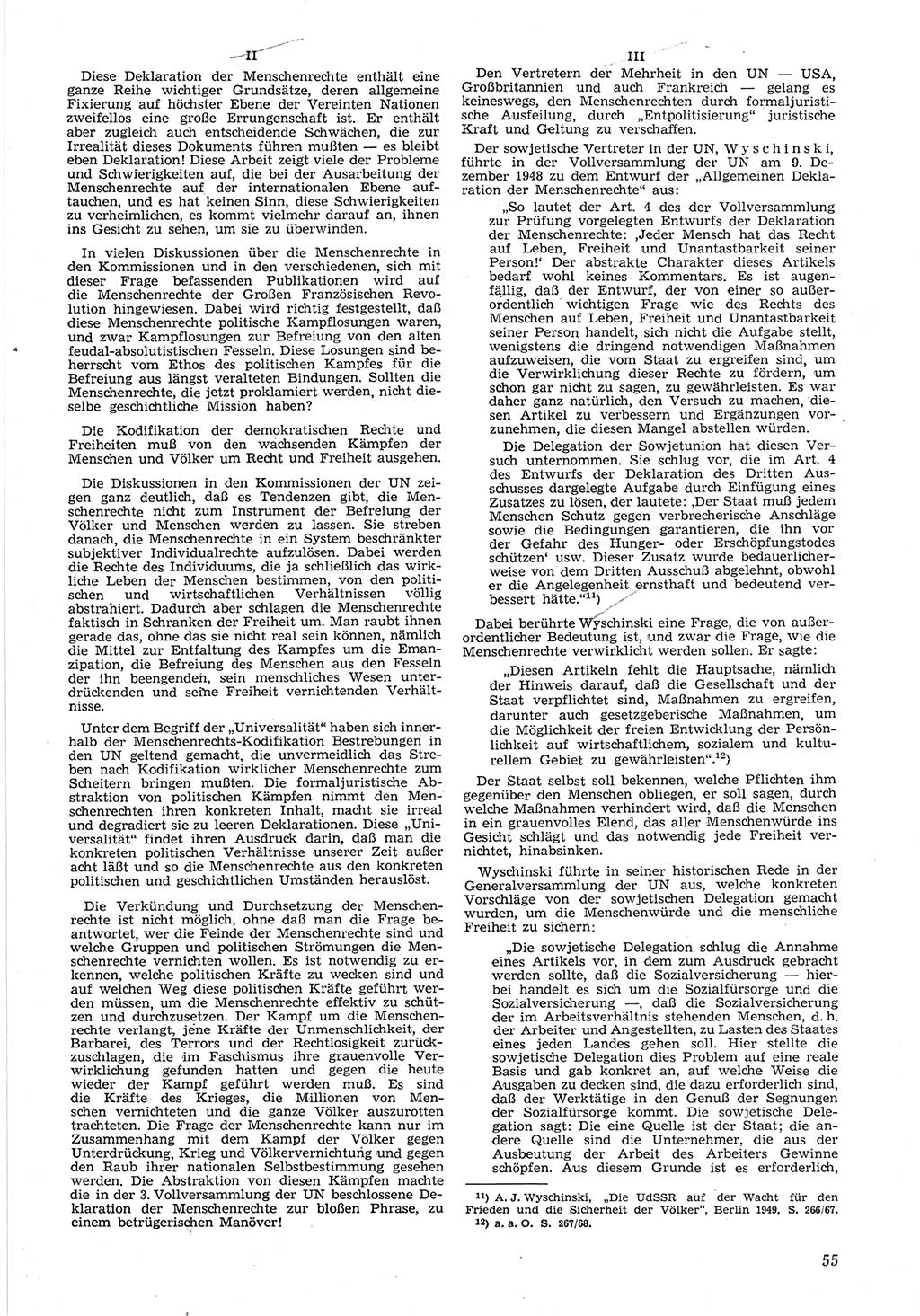 Neue Justiz (NJ), Zeitschrift für Recht und Rechtswissenschaft [Deutsche Demokratische Republik (DDR)], 8. Jahrgang 1954, Seite 55 (NJ DDR 1954, S. 55)