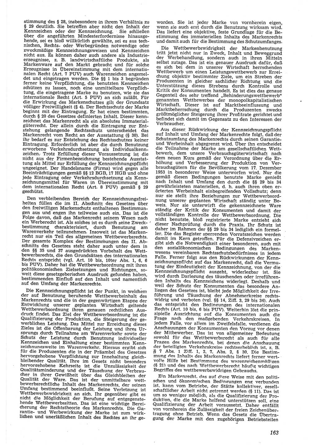 Neue Justiz (NJ), Zeitschrift für Recht und Rechtswissenschaft [Deutsche Demokratische Republik (DDR)], 8. Jahrgang 1954, Seite 163 (NJ DDR 1954, S. 163)