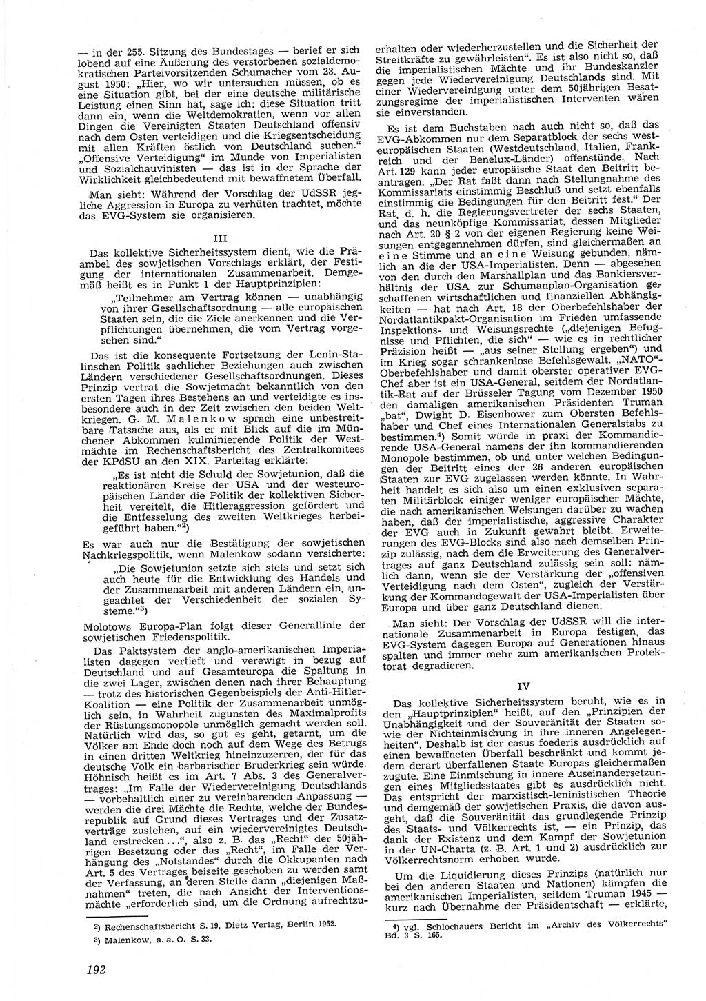 Neue Justiz (NJ), Zeitschrift für Recht und Rechtswissenschaft [Deutsche Demokratische Republik (DDR)], 8. Jahrgang 1954, Seite 192 (NJ DDR 1954, S. 192)