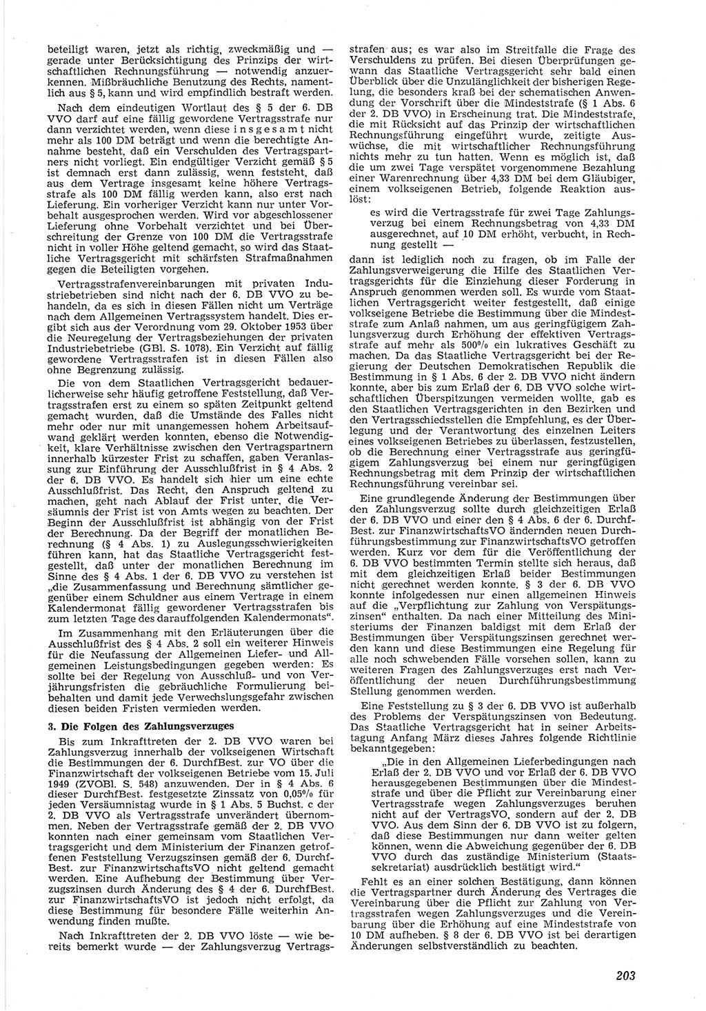 Neue Justiz (NJ), Zeitschrift für Recht und Rechtswissenschaft [Deutsche Demokratische Republik (DDR)], 8. Jahrgang 1954, Seite 203 (NJ DDR 1954, S. 203)