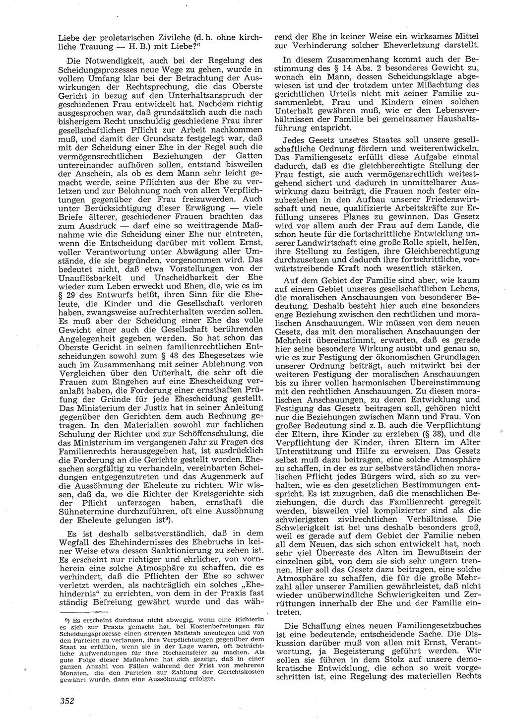 Neue Justiz (NJ), Zeitschrift für Recht und Rechtswissenschaft [Deutsche Demokratische Republik (DDR)], 8. Jahrgang 1954, Seite 352 (NJ DDR 1954, S. 352)