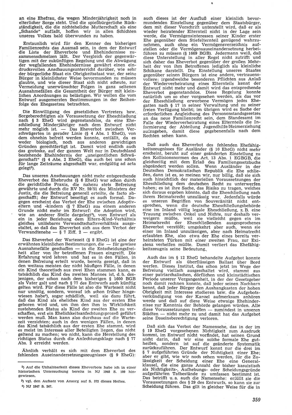 Neue Justiz (NJ), Zeitschrift für Recht und Rechtswissenschaft [Deutsche Demokratische Republik (DDR)], 8. Jahrgang 1954, Seite 359 (NJ DDR 1954, S. 359)