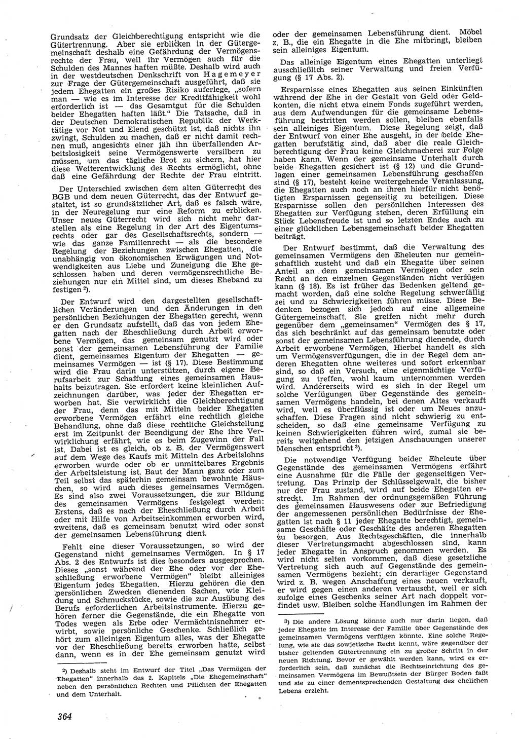 Neue Justiz (NJ), Zeitschrift für Recht und Rechtswissenschaft [Deutsche Demokratische Republik (DDR)], 8. Jahrgang 1954, Seite 364 (NJ DDR 1954, S. 364)
