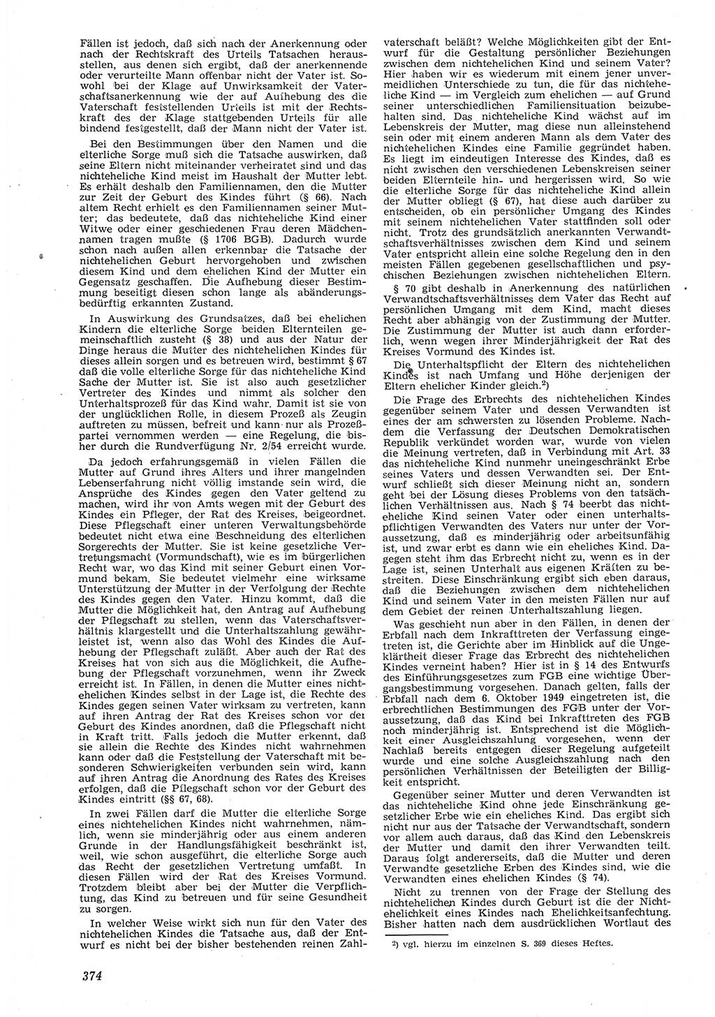 Neue Justiz (NJ), Zeitschrift für Recht und Rechtswissenschaft [Deutsche Demokratische Republik (DDR)], 8. Jahrgang 1954, Seite 374 (NJ DDR 1954, S. 374)