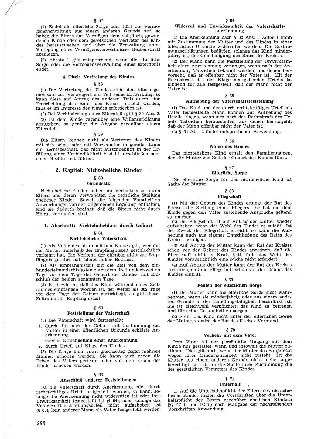 Neue Justiz (NJ), Zeitschrift für Recht und Rechtswissenschaft [Deutsche Demokratische Republik (DDR)], 8. Jahrgang 1954, Seite 382 (NJ DDR 1954, S. 382)