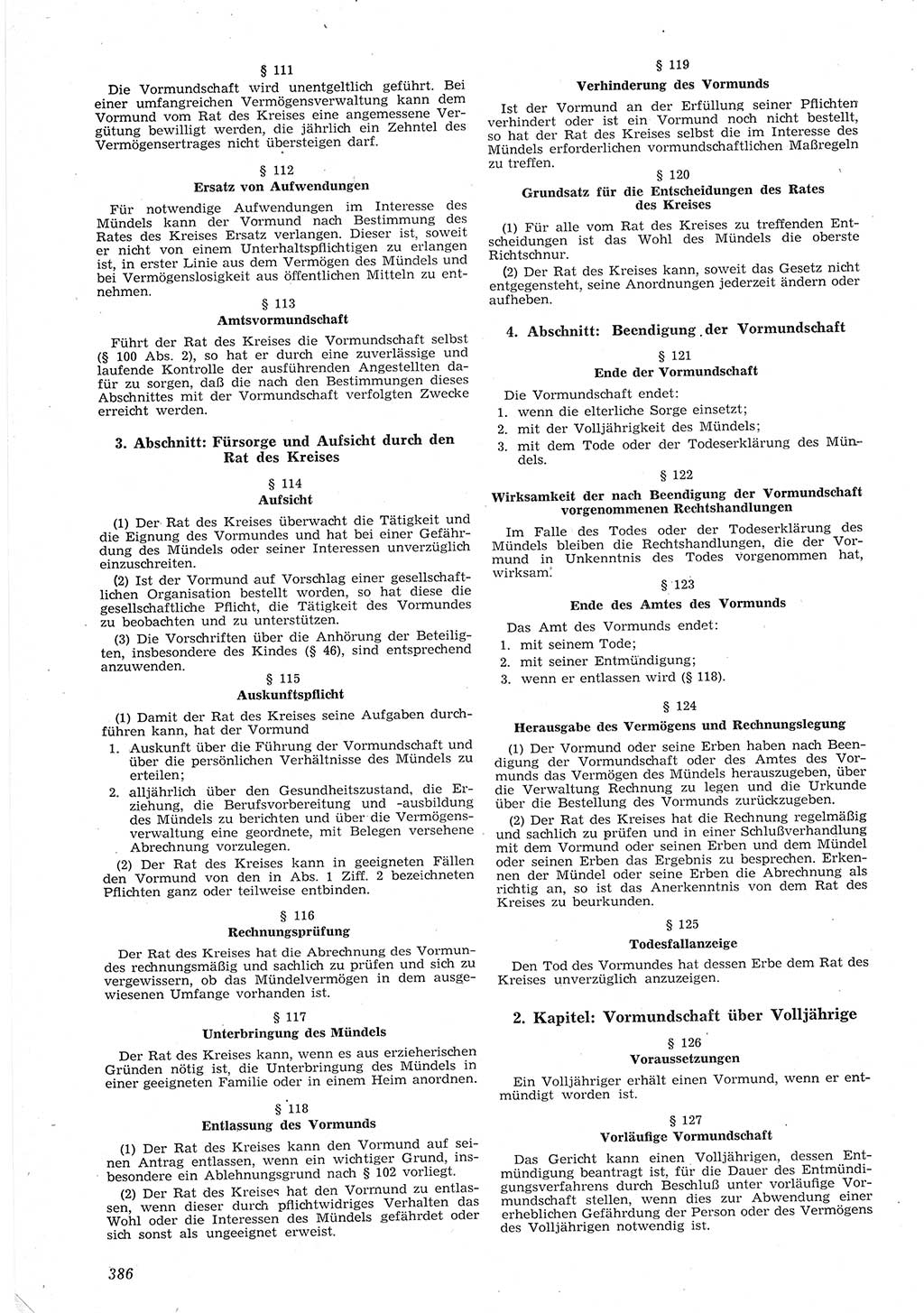 Neue Justiz (NJ), Zeitschrift für Recht und Rechtswissenschaft [Deutsche Demokratische Republik (DDR)], 8. Jahrgang 1954, Seite 386 (NJ DDR 1954, S. 386)
