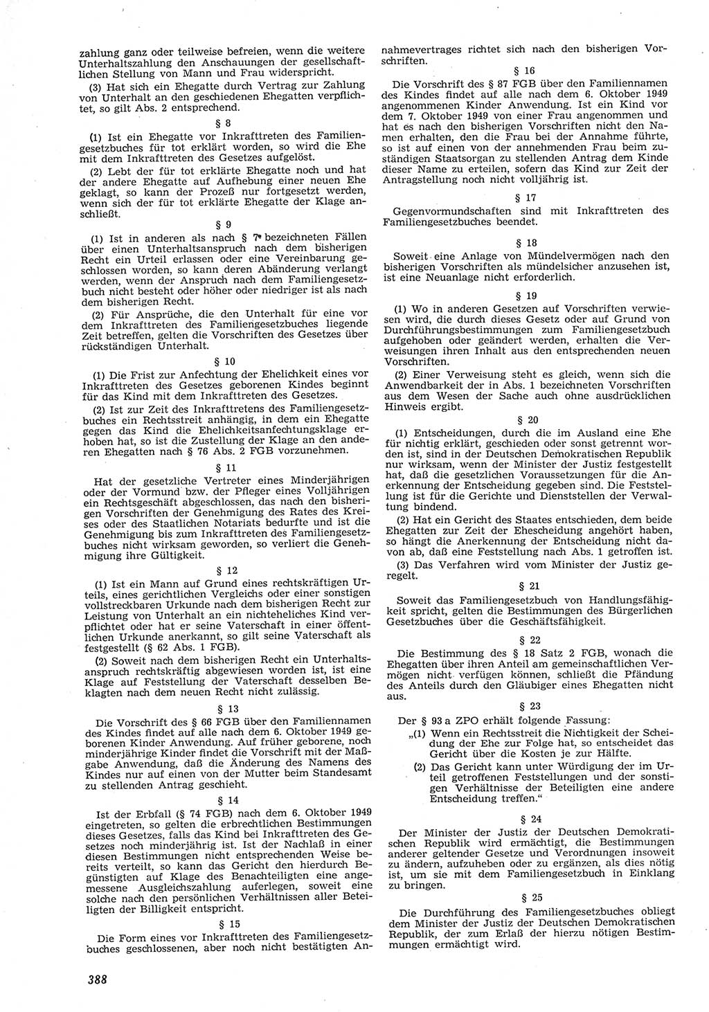 Neue Justiz (NJ), Zeitschrift für Recht und Rechtswissenschaft [Deutsche Demokratische Republik (DDR)], 8. Jahrgang 1954, Seite 388 (NJ DDR 1954, S. 388)