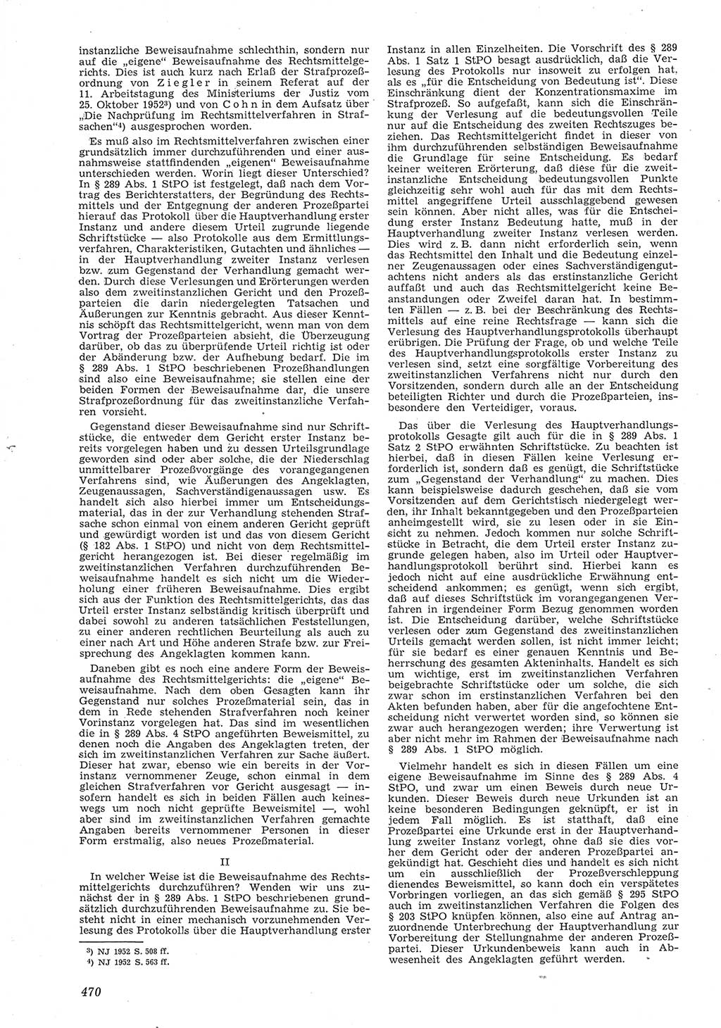Neue Justiz (NJ), Zeitschrift für Recht und Rechtswissenschaft [Deutsche Demokratische Republik (DDR)], 8. Jahrgang 1954, Seite 470 (NJ DDR 1954, S. 470)