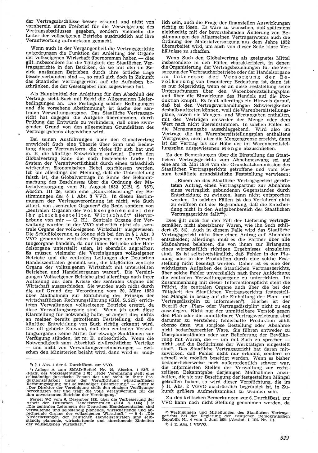 Neue Justiz (NJ), Zeitschrift für Recht und Rechtswissenschaft [Deutsche Demokratische Republik (DDR)], 8. Jahrgang 1954, Seite 529 (NJ DDR 1954, S. 529)