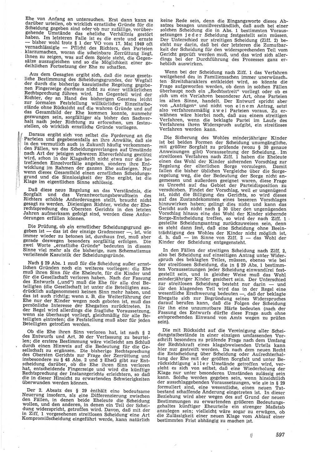 Neue Justiz (NJ), Zeitschrift für Recht und Rechtswissenschaft [Deutsche Demokratische Republik (DDR)], 8. Jahrgang 1954, Seite 597 (NJ DDR 1954, S. 597)