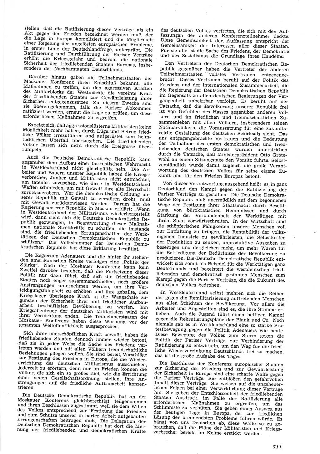 Neue Justiz (NJ), Zeitschrift für Recht und Rechtswissenschaft [Deutsche Demokratische Republik (DDR)], 8. Jahrgang 1954, Seite 711 (NJ DDR 1954, S. 711)