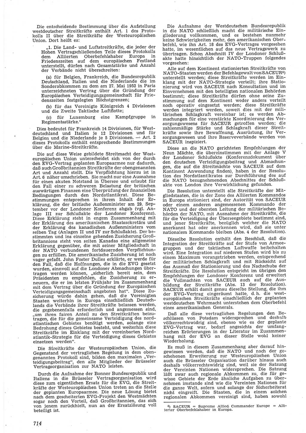 Neue Justiz (NJ), Zeitschrift für Recht und Rechtswissenschaft [Deutsche Demokratische Republik (DDR)], 8. Jahrgang 1954, Seite 714 (NJ DDR 1954, S. 714)