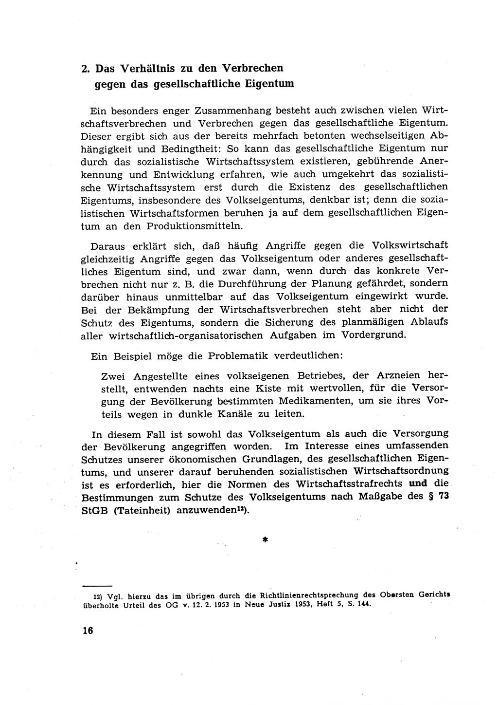 Materialien zum Strafrecht, Besonderer Teil [Deutsche Demokratische Republik (DDR)] 1955, Seite 16 (Mat. Strafr. BT DDR 1955, S. 16)