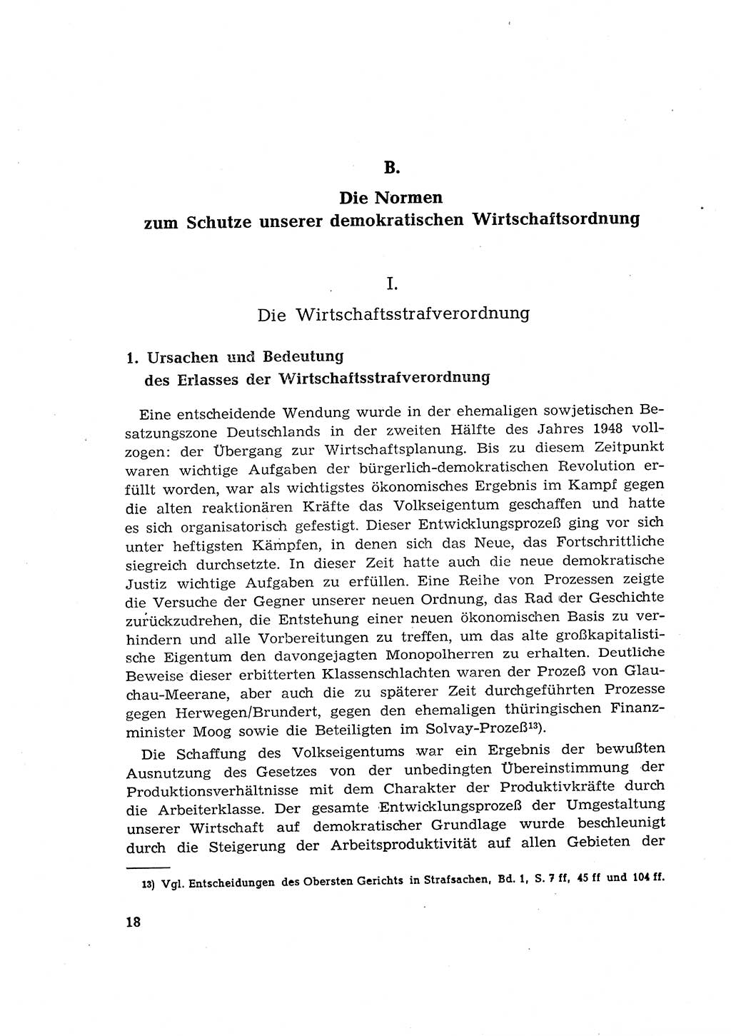 Materialien zum Strafrecht, Besonderer Teil [Deutsche Demokratische Republik (DDR)] 1955, Seite 18 (Mat. Strafr. BT DDR 1955, S. 18)