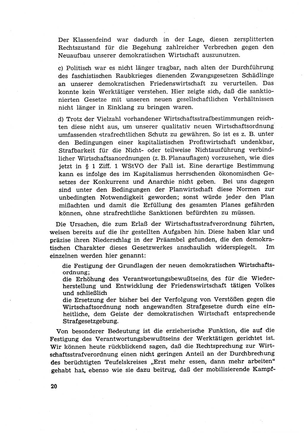 Materialien zum Strafrecht, Besonderer Teil [Deutsche Demokratische Republik (DDR)] 1955, Seite 20 (Mat. Strafr. BT DDR 1955, S. 20)