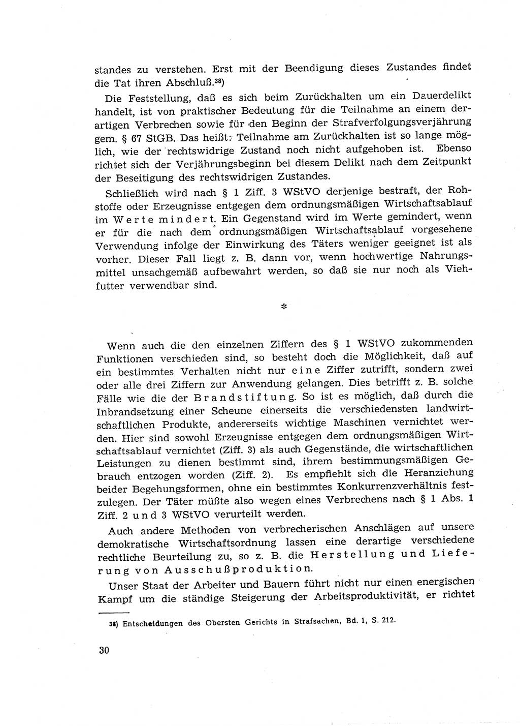 Materialien zum Strafrecht, Besonderer Teil [Deutsche Demokratische Republik (DDR)] 1955, Seite 30 (Mat. Strafr. BT DDR 1955, S. 30)