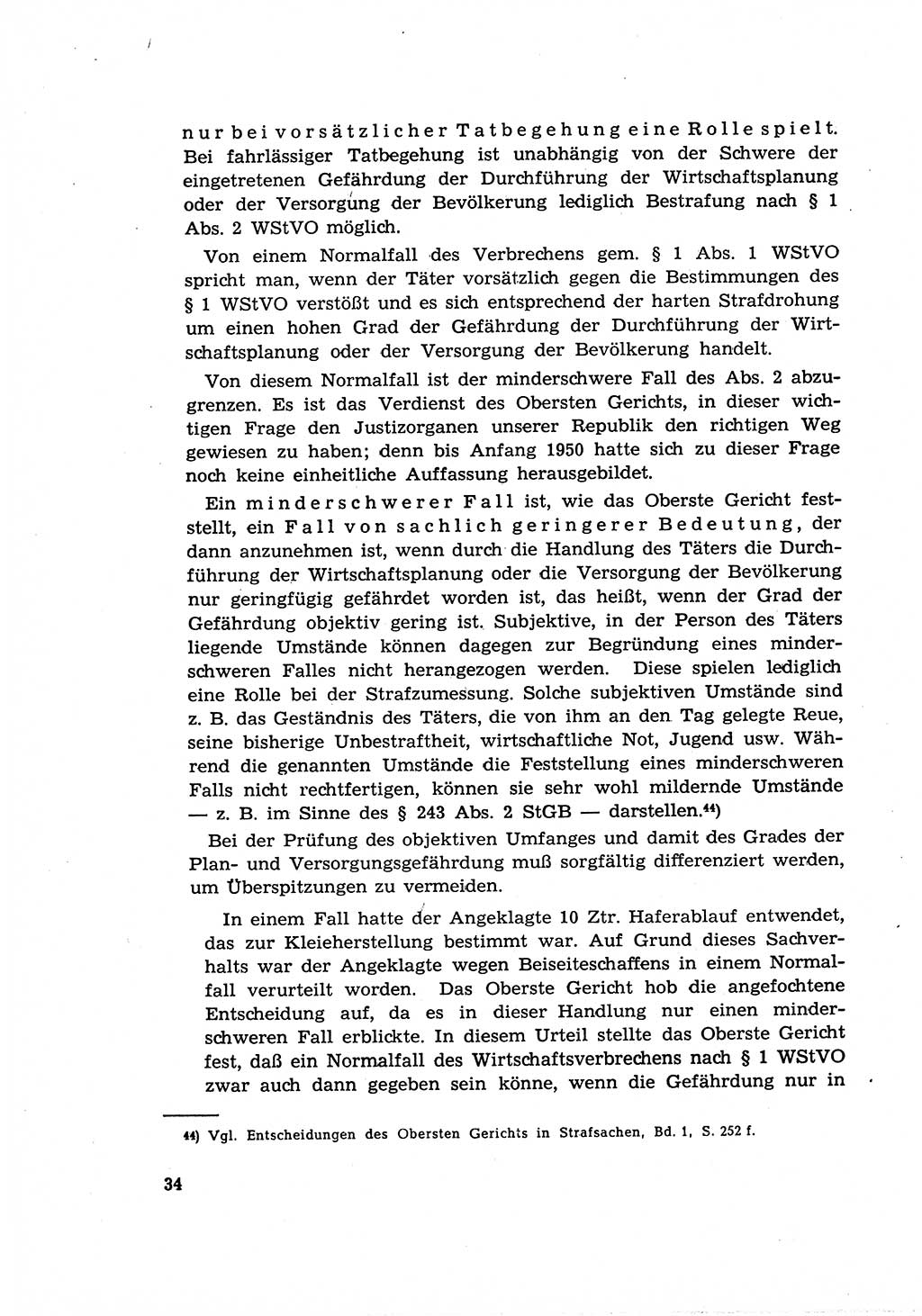 Materialien zum Strafrecht, Besonderer Teil [Deutsche Demokratische Republik (DDR)] 1955, Seite 34 (Mat. Strafr. BT DDR 1955, S. 34)