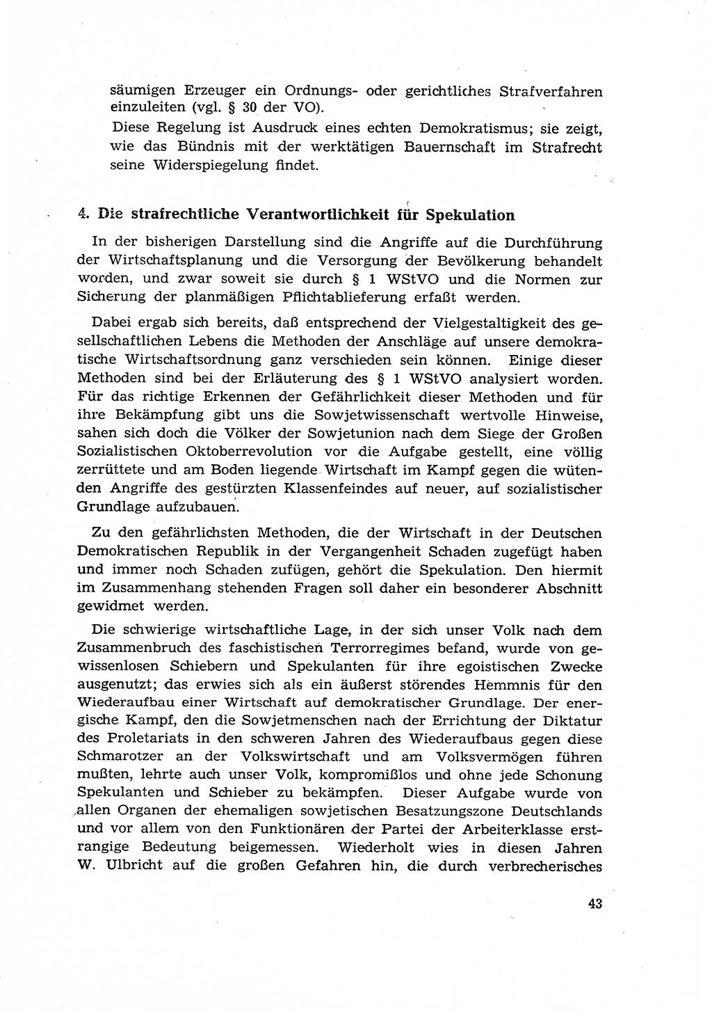 Materialien zum Strafrecht, Besonderer Teil [Deutsche Demokratische Republik (DDR)] 1955, Seite 43 (Mat. Strafr. BT DDR 1955, S. 43)