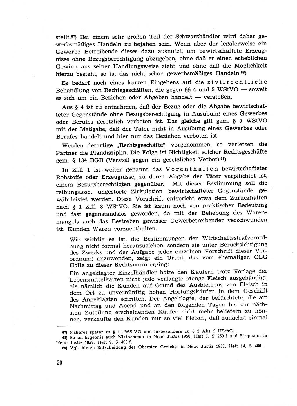 Materialien zum Strafrecht, Besonderer Teil [Deutsche Demokratische Republik (DDR)] 1955, Seite 50 (Mat. Strafr. BT DDR 1955, S. 50)