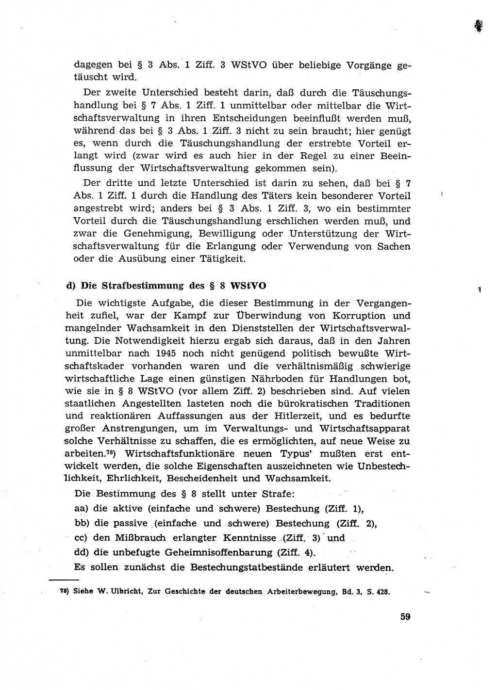 Materialien zum Strafrecht, Besonderer Teil [Deutsche Demokratische Republik (DDR)] 1955, Seite 59 (Mat. Strafr. BT DDR 1955, S. 59)