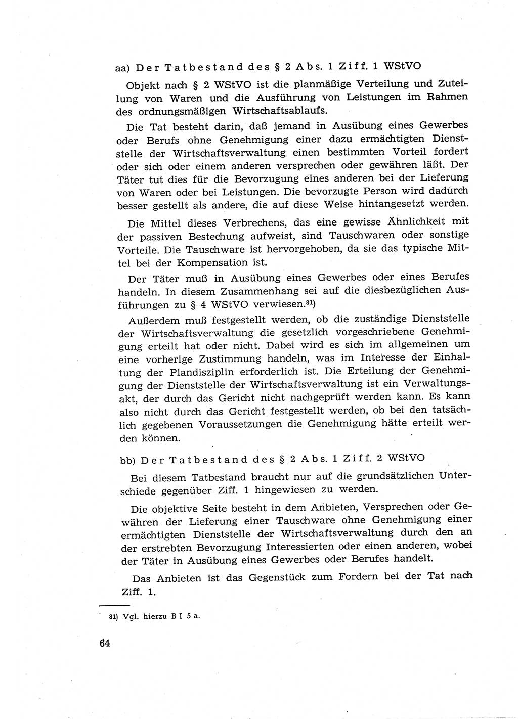 Materialien zum Strafrecht, Besonderer Teil [Deutsche Demokratische Republik (DDR)] 1955, Seite 64 (Mat. Strafr. BT DDR 1955, S. 64)