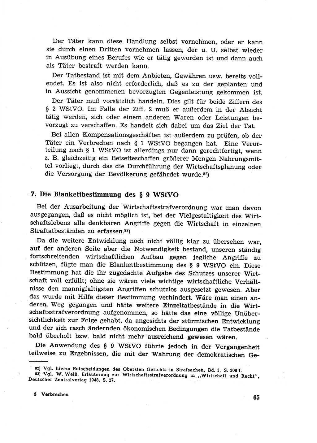 Materialien zum Strafrecht, Besonderer Teil [Deutsche Demokratische Republik (DDR)] 1955, Seite 65 (Mat. Strafr. BT DDR 1955, S. 65)